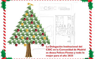 La Delegación del CSIC en Madrid os desea Felices Fiestas